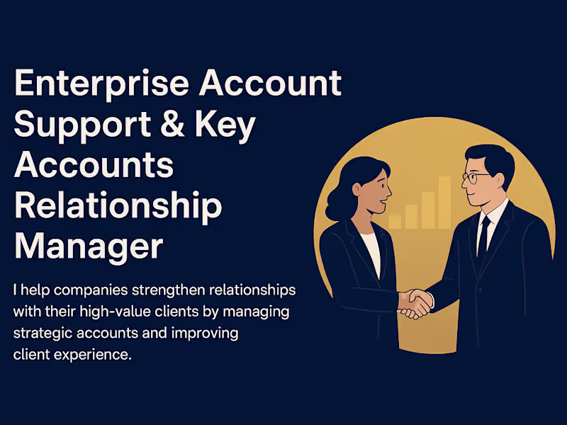 Cover image for Enterprise Client Success & Key Account Relationship Management