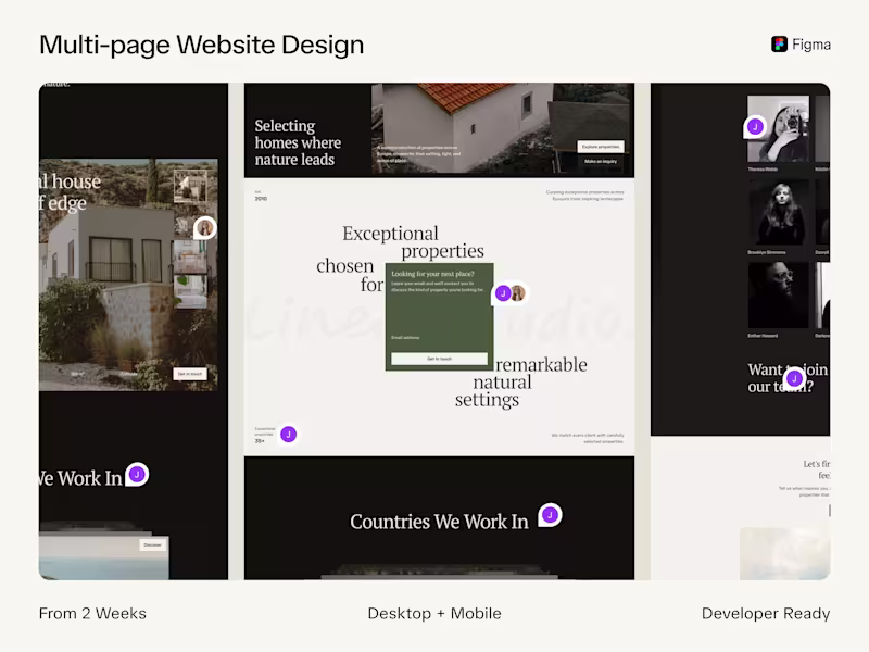 Cover image for Multi-page Website Design