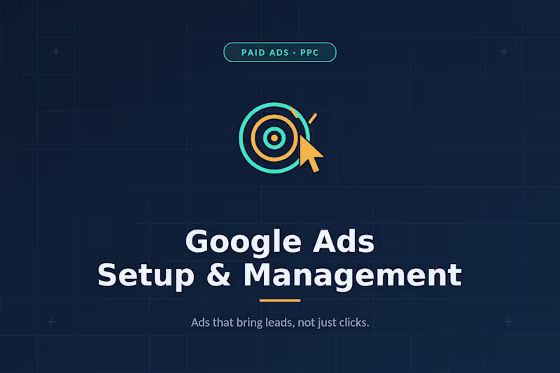 Cover image for Google Ads Setup & Management