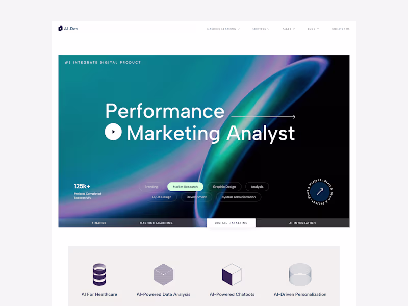 Cover image for AI.Dev - Machine Learning & AI Driven Digital Product