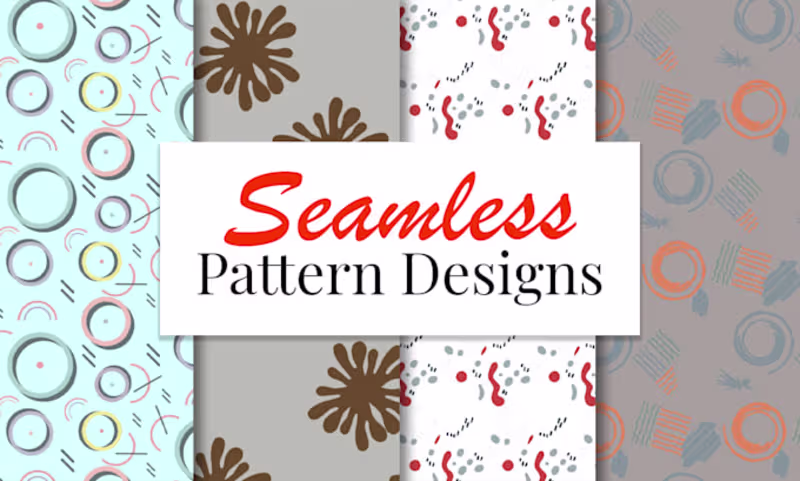 Cover image for I will design elegant floral and decorative fabric patterns