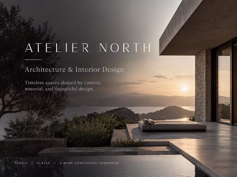 Cover image for Atelier North — Architecture & Interior Design