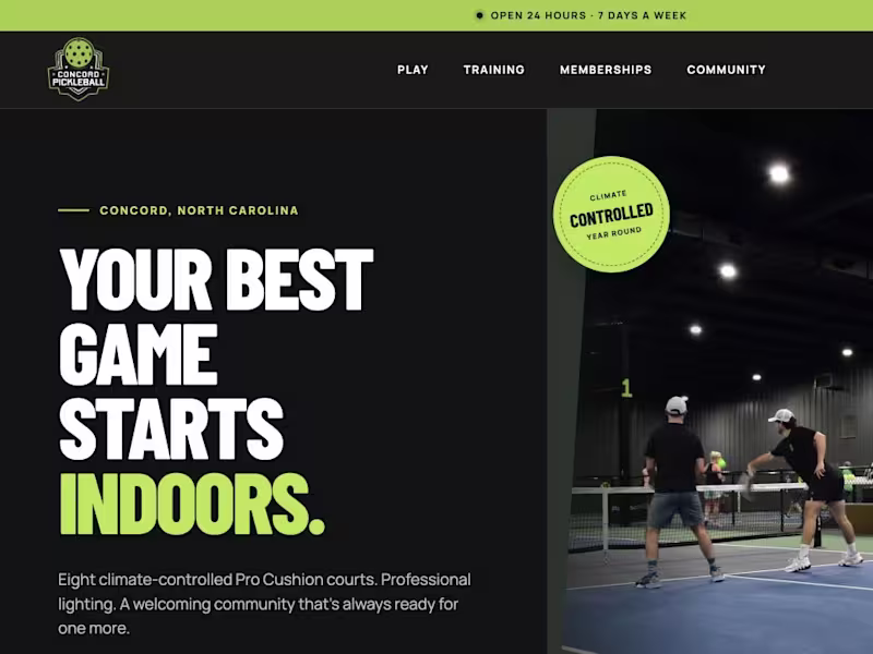 Cover image for Concord Pickleball Website