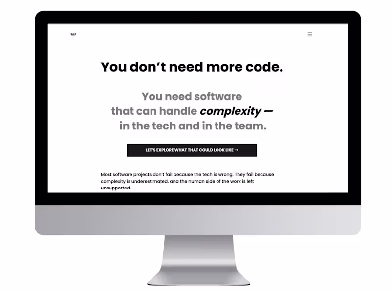 Cover image for Led a full website rewrite