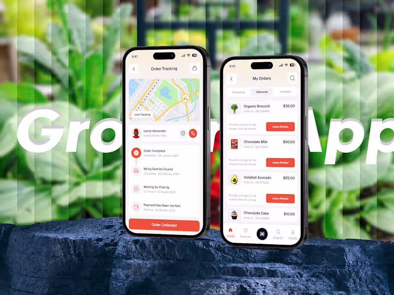 Cover image for Smart Grocery Mobile App Design