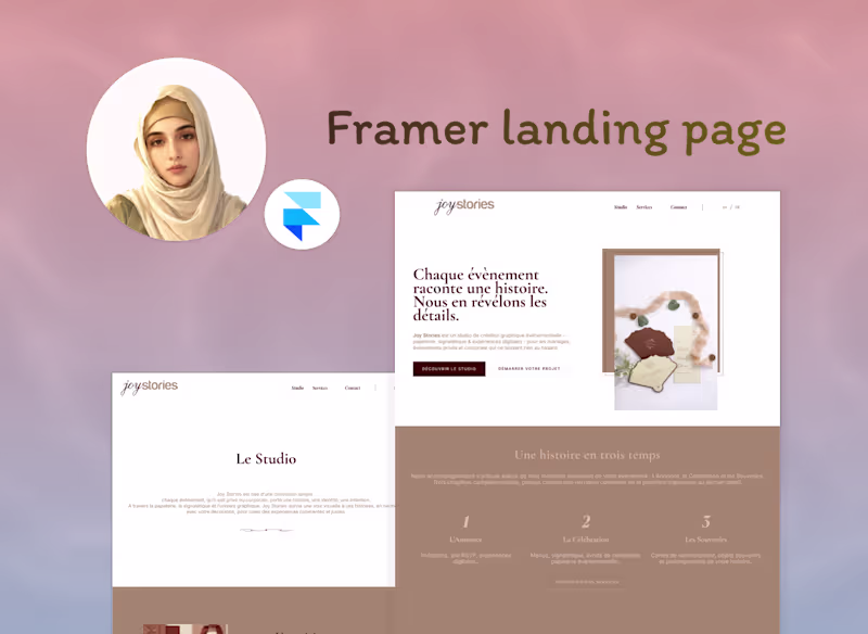 Cover image for High-converting Framer landing page for startups, SaaS