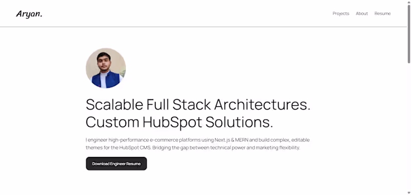 Cover image for Personal Portfolio Website (Conversion-Focused)