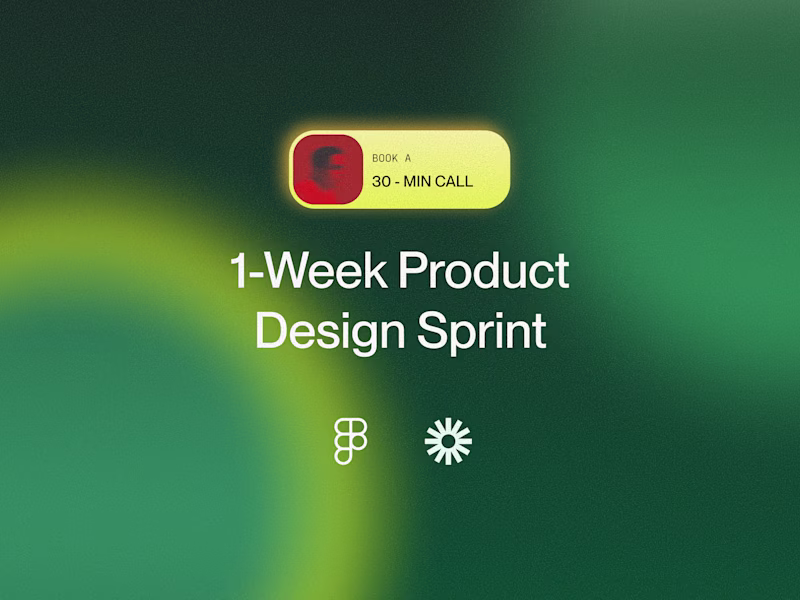 Cover image for 1-Week Product Design Sprint