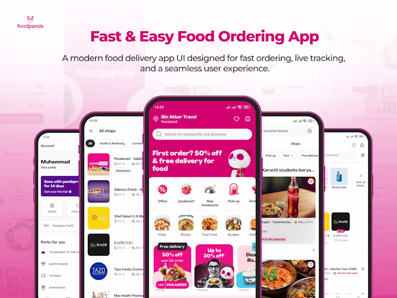 Cover image for Food Delivery Platform (3 Apps, Full Stack)