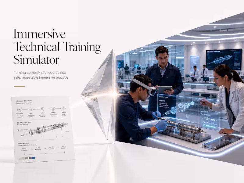 Cover image for Immersive Technical Training Simulator