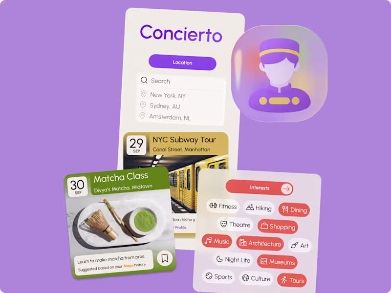 Cover image for Concierge | iOS App Design