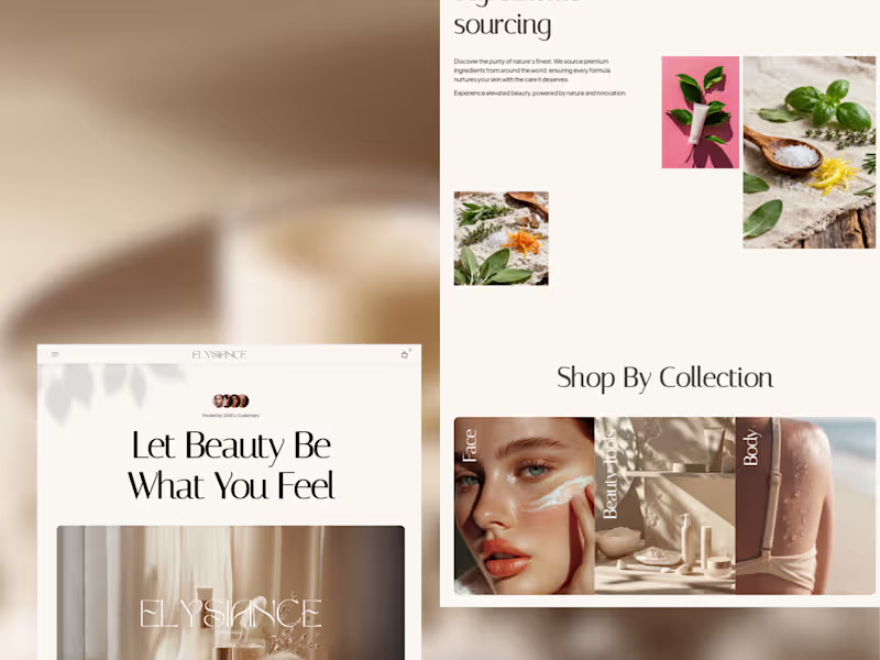 Cover image for Elysiance – Skincare Store Framer Template