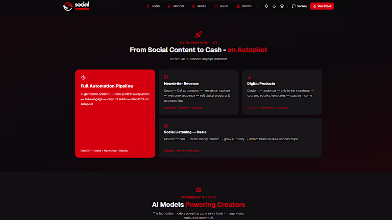 Cover image for Social Media Monetization
Viral Stack builder