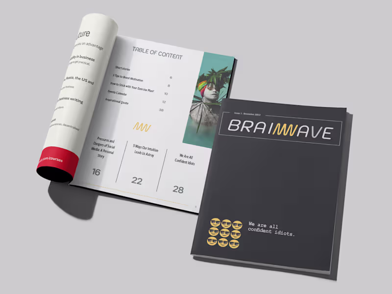Cover image for Magazine design