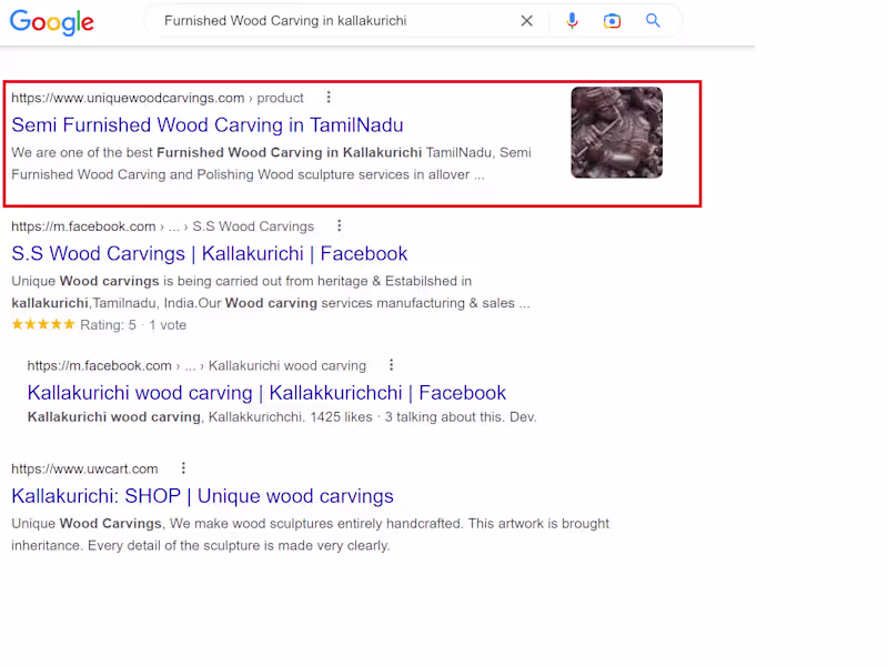 Cover image for Unique wood carvings