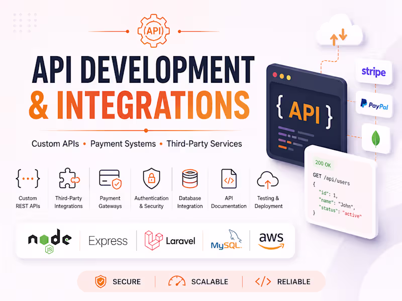 Cover image for API Development & Third-Party Integrations