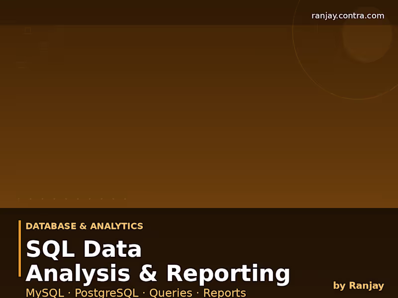 Cover image for SQL Reporting Setup