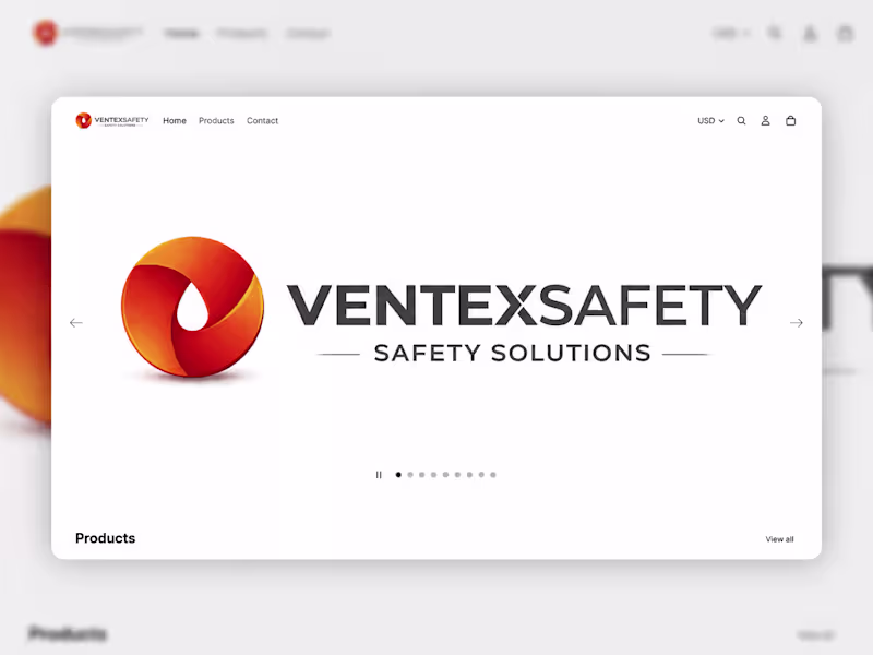 Cover image for ventexsafety.com E-commerce Store