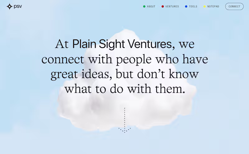 Cover image for Plain Sight Ventures branding & website