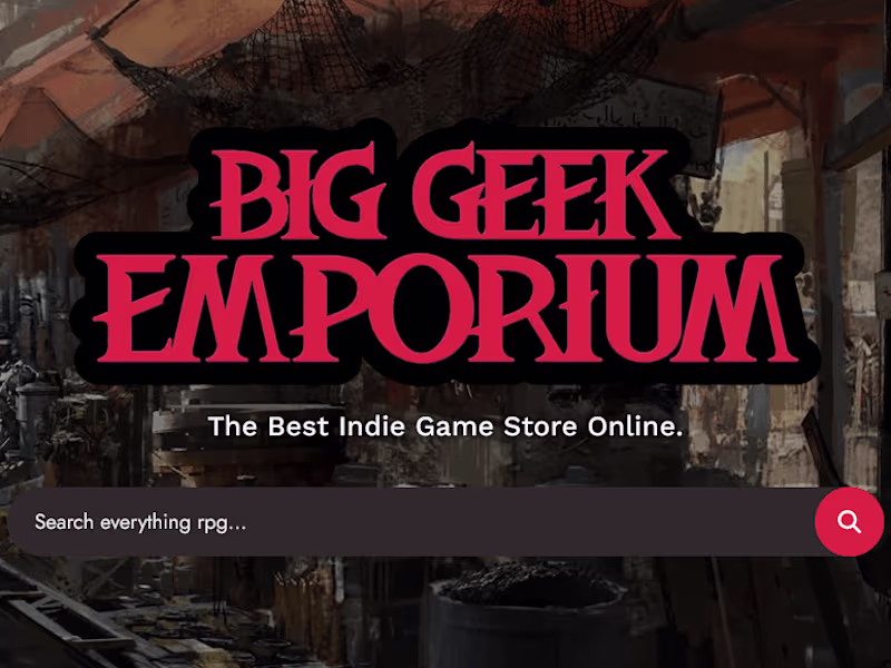 Cover image for Big Geek Emporium