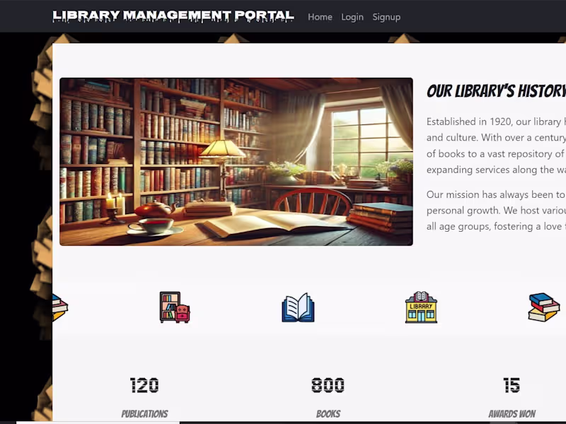 Cover image for AI Library Management System