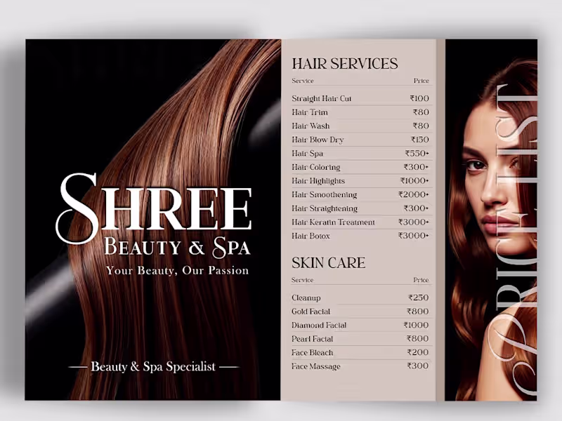 Cover image for Designed a premium service menu