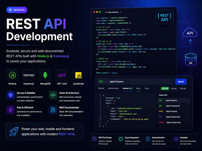 Cover image for REST API Development