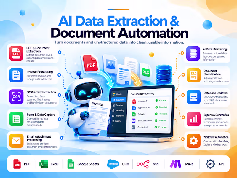 Cover image for AI Data Extraction & Document Automation