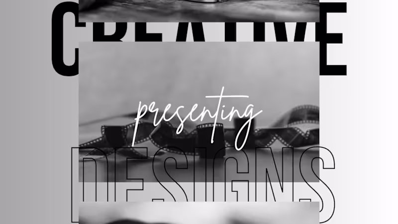 Cover image for CREATIVE DESIGN FOR PPT