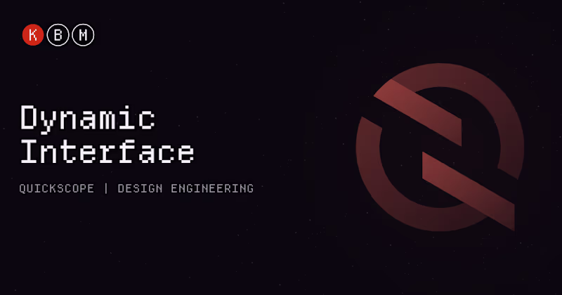 Cover image for Modular Trading Terminal Design for Quickscope