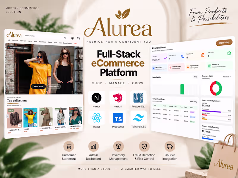 Cover image for Custom Full-Stack E-Commerce Development