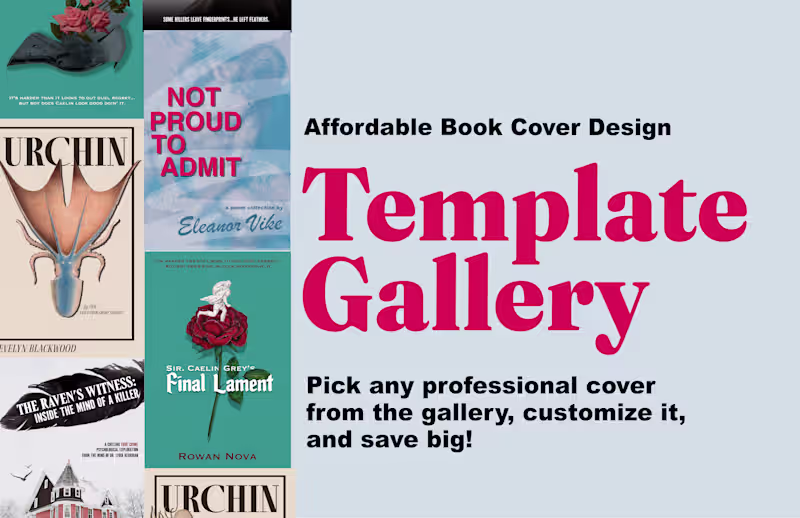 Cover image for Template Gallery | Affordable Book Cover Design