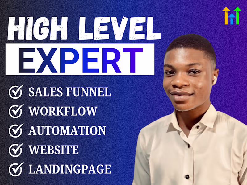 Cover image for I will design and develop Gohighlevel website for businesses  
