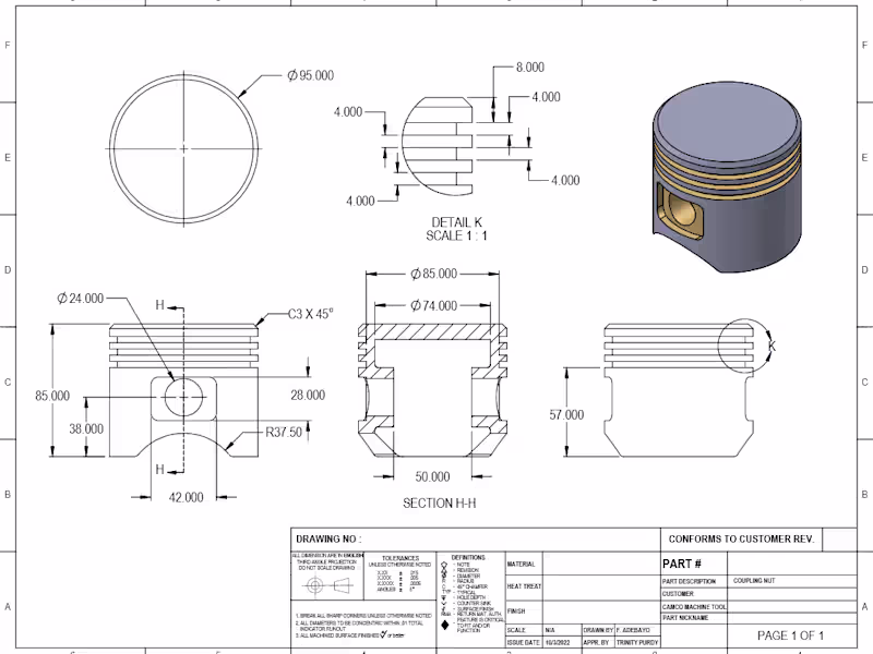 Cover image for Create CAD / Technical Drawing