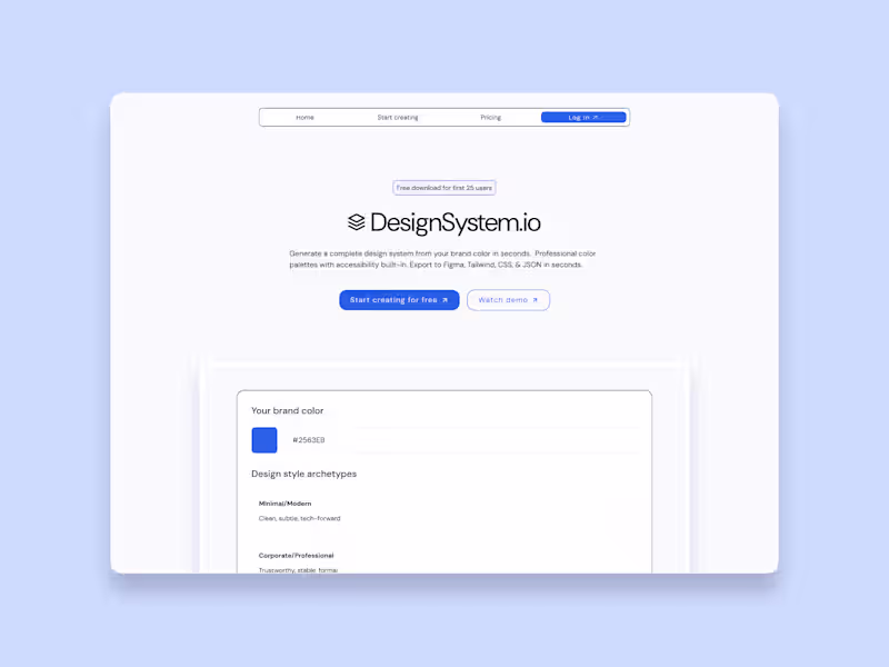Cover image for The start of a design I'm excited about. A SaaS brand that I...