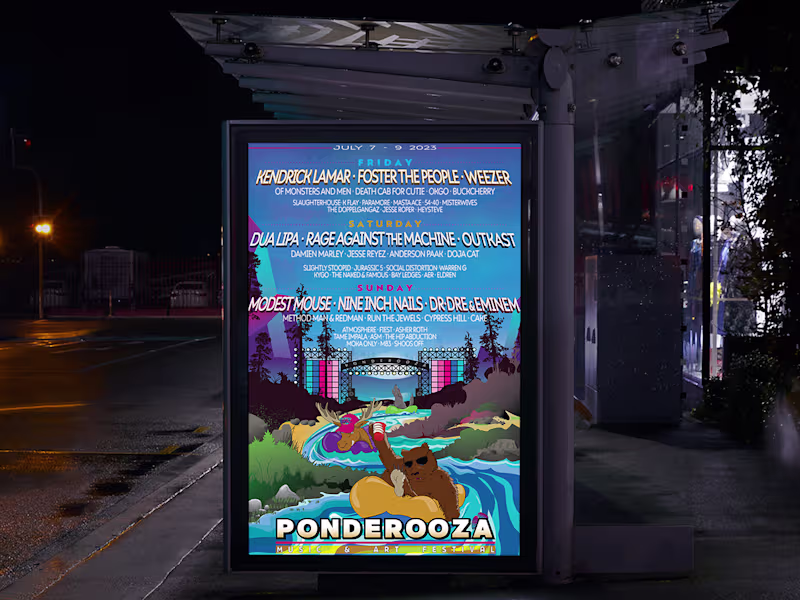 Cover image for Ponderooza Music Festival | Event Branding