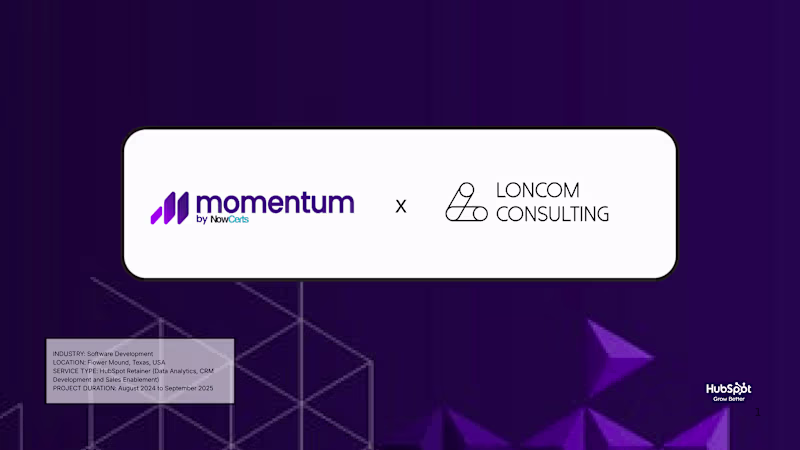 Cover image for HubSpot CRM Automation for Momentum AMP