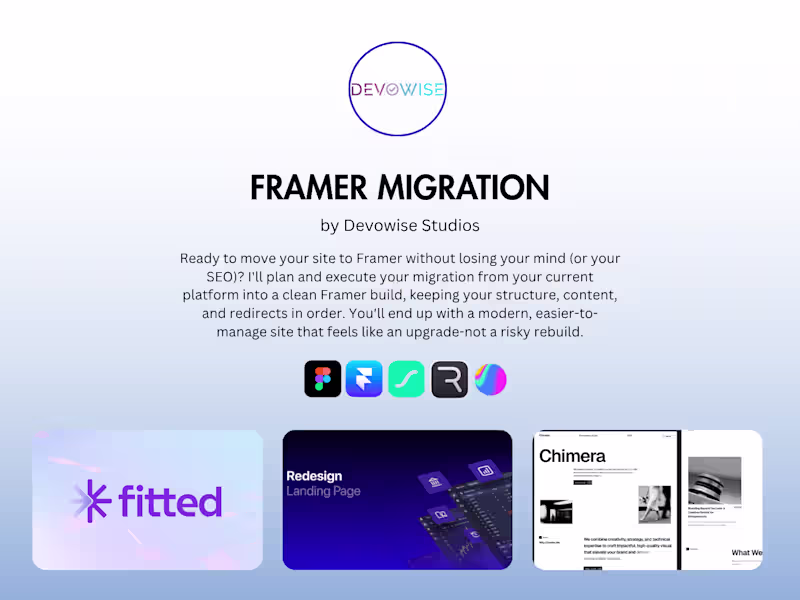 Cover image for Framer Migration — Switch Platform Without Losing SEO
