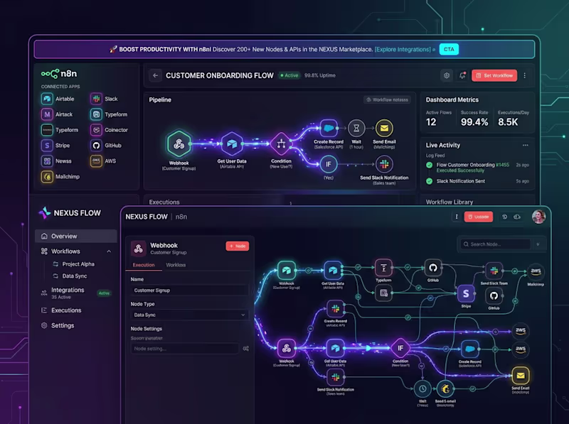 Cover image for Business Workflow Automation with n8n