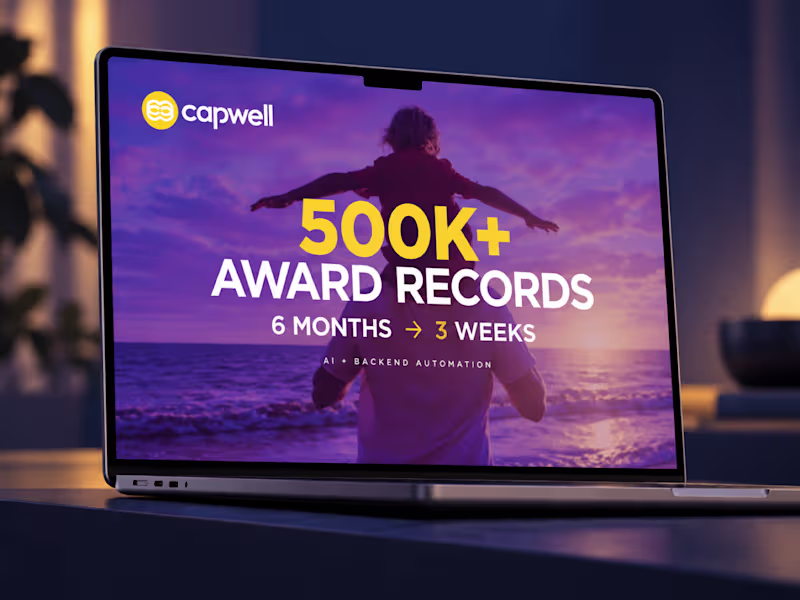 Cover image for Refreshing 500K+ award records in three weeks