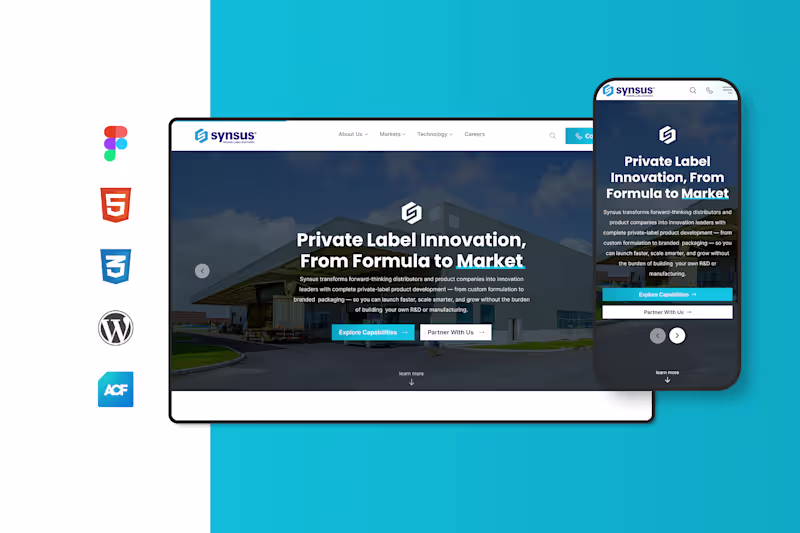 Cover image for Custom WordPress Website Development