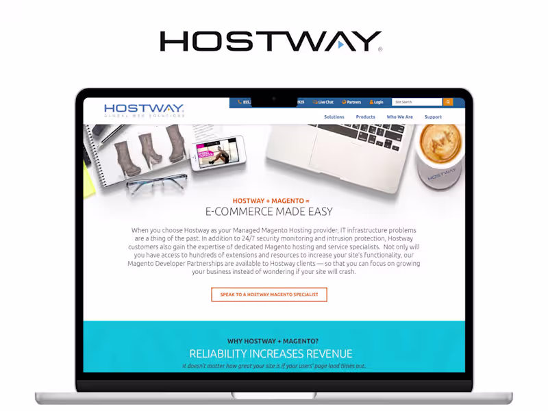 Cover image for Hostway Managed Magento Product Line Launch