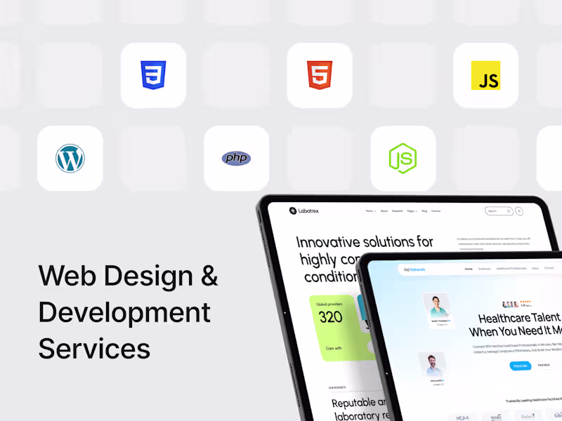 Cover image for Custom Website Design and Development