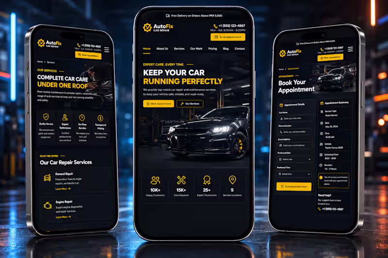 Cover image for AutoFix Car Repair System | Garage Management