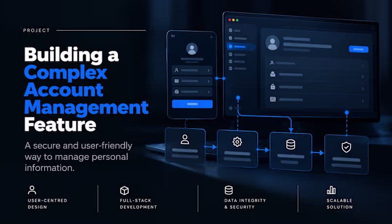Cover image for Building a Complex Account Management