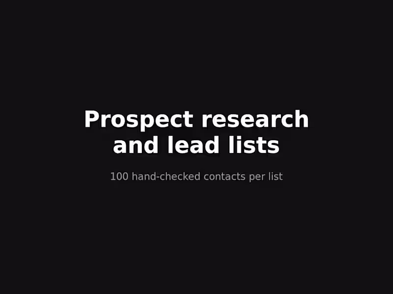 Cover image for Sample lead list: PT-BR AI data companies