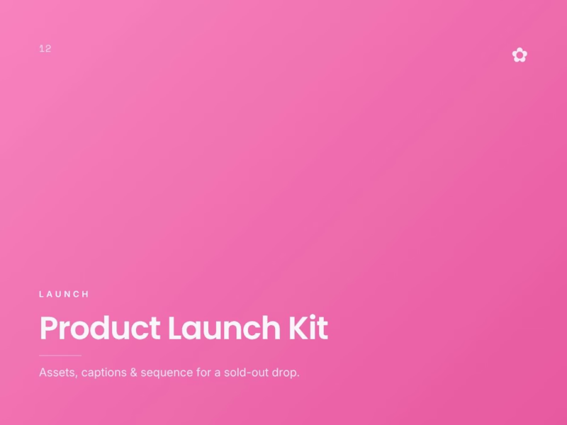 Cover image for Product Launch Kit