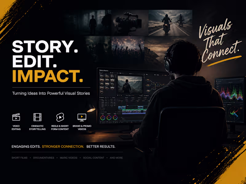 Cover image for Video Editing/Post-Production Service
