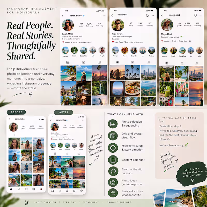 Cover image for Instagram Management for Individuals ✨
A