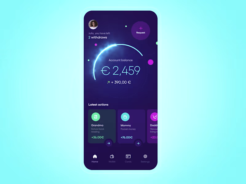 Cover image for Kiddy bank - fintech app for the kiddos